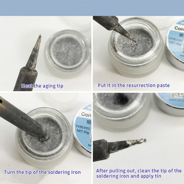 Loddebolt Tips Tinner Activator Tips Cleaner Remover Bly Fr Silver onesize
