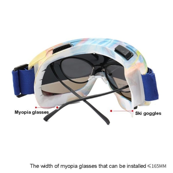 briller/snøbriller/solbriller 1 par Gray one size