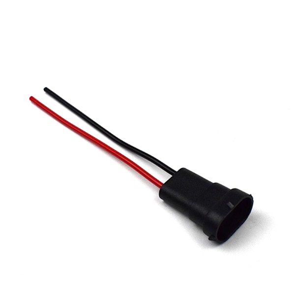 Vedenpitävä H11 H9 H8 880 H16JP Pistokelanka jalusta polttimokantakaapeli Black