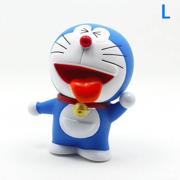Kawaii Anime Doraemon Nobita Nobi Action Figur Modell Toys e Co Blue L