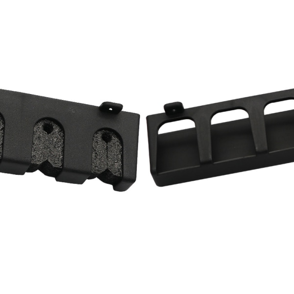 Fiskestangholdere 6-stangs stativ Vertikal stangholder Veggfeste black one size