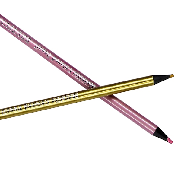 12 Farger Metallic Fargeblyanter Tegning Skissesett Colorin Multicolor onesize