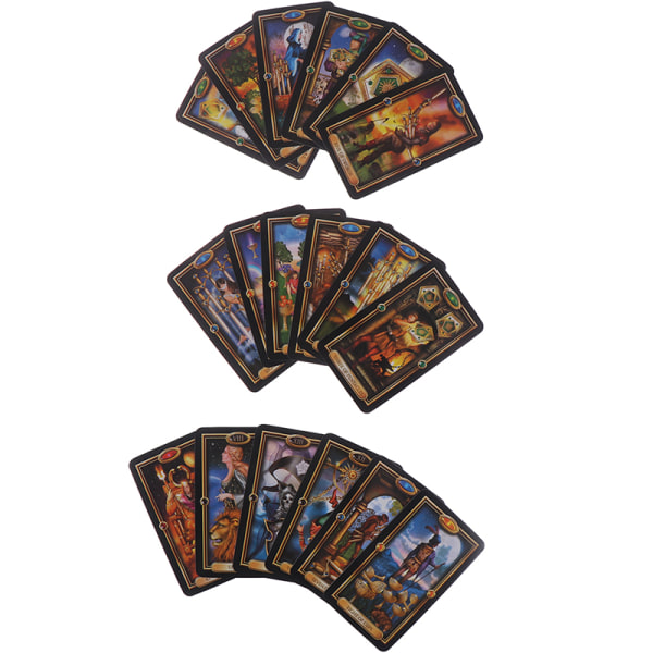 78 stk Tarot Deck Cards Guide of Fate Spille brætspilskort Multicolor One Size