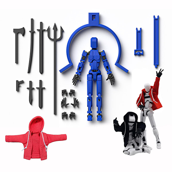 Hoodie Dummy13 Magnetisk Actionfigursett Dummy 13 Actionfigur A7