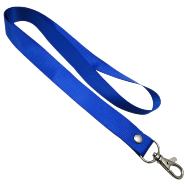 Halsstrop Snørebånd Sikkerhedsbrud For ID Navneskilt Holder Ke Blue 1pcs