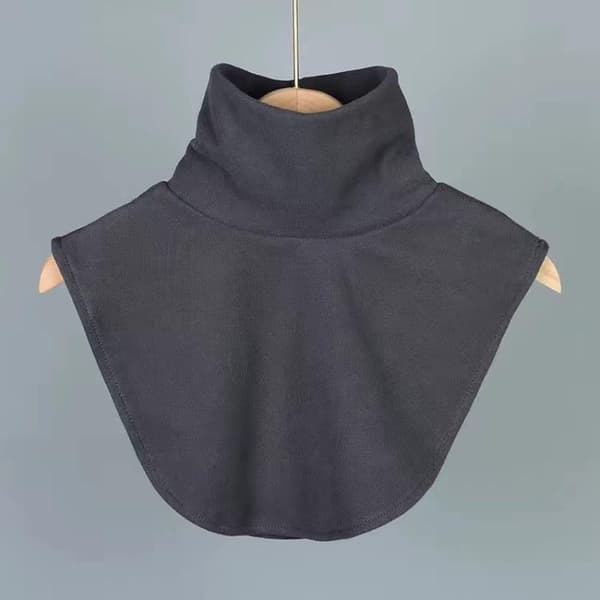 Höst Vinter Dam Turtleneck Krage Islamisk Hijab Förlängning Apricot