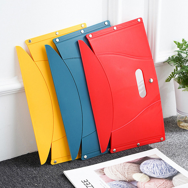 Plast Bärbar hopfällbar Pall Utomhusstolar Bärbar Pall Fo Red one size