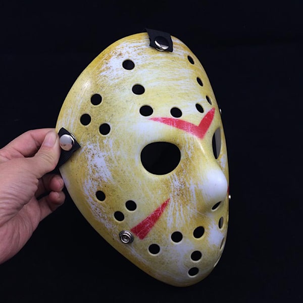 Jason Voorhees fredag den 13. Horror Movie Hockey Mask Hallow A2 one size