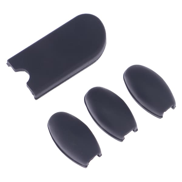 1Sett Saksofon Fingerstøtte Saksofon Tommelstøttepute Silikon Black one size