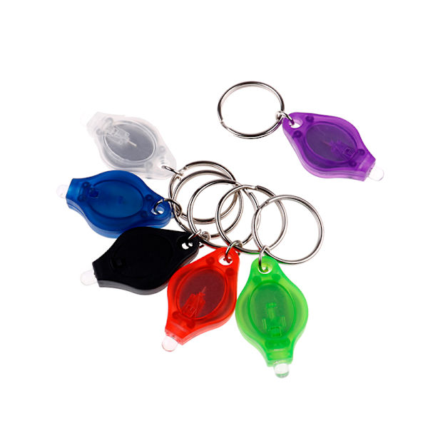 Mini super mikrokirkas valo LED retkeilytaskulamppu avaimenperä ke White Onesize