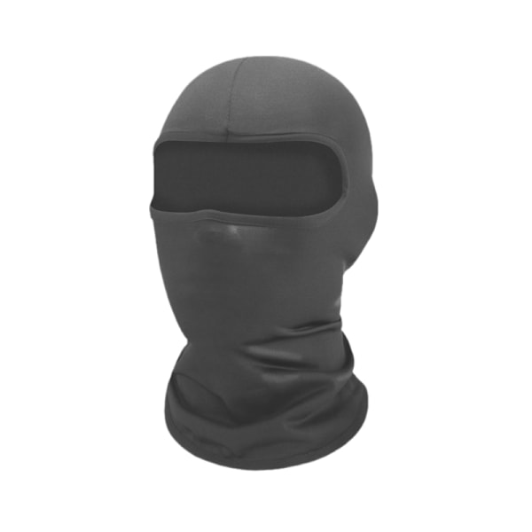 Kesä Hengittävä Pyöräilykypärä Anti-UV Balaclava Miehet Täyskasvot M Black