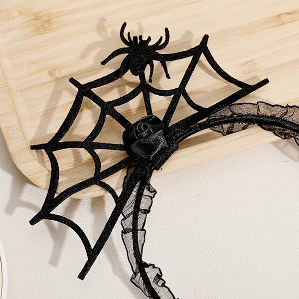Halloween Edderkopp Nett Form Hodebånd Rave Fest Novelty Cosplay A8