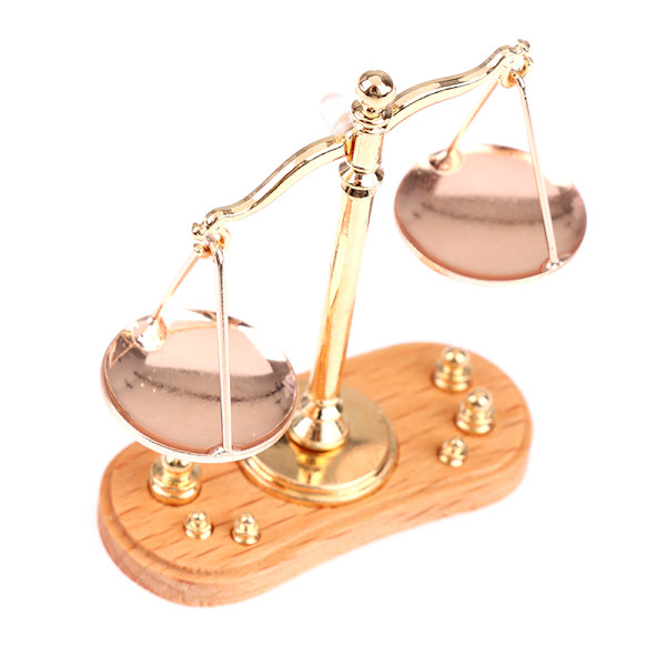 1/12 Nukkekodin miniatyyritarvikkeet Minivaaka, malli T one size