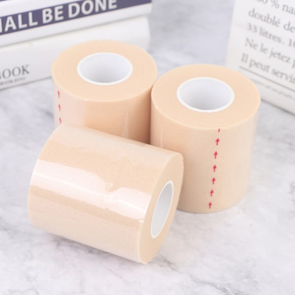 3 stk 6CM*20M PU-skumbandasje albue- og knebeskyttere Filmskumunderlag Yellow one size