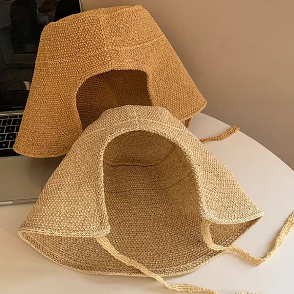 Hør Strå Regency Bonnetter Hatte Til Kvinder Solhatte Sløjfe Strand C Khaki