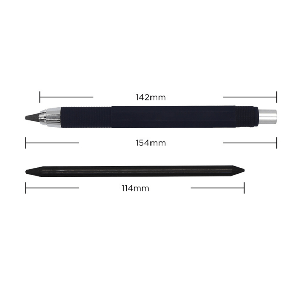 1 set 5,6 mm automatisk penna 4B blyertspenna Mekanisk penna Sketc One Size