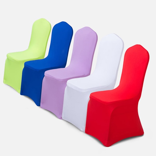 1 st Bröllopsstolsöverdrag polyester Stretch Cover Party Univ White one size