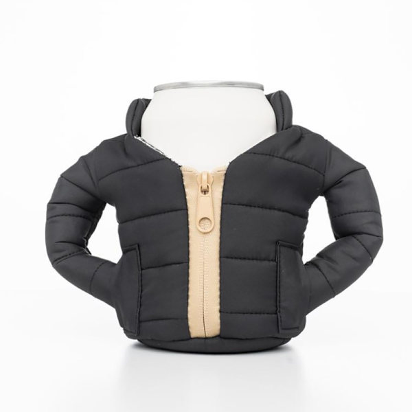 Drikkejakke isoleret dåse øl isolering Skjul øl dåse Bee Black one size ...