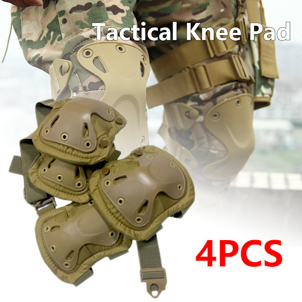 Taktisk knæpude Albue CS Military Protector Army Airsoft Outd Green one size