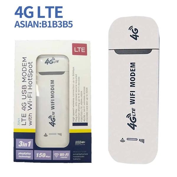 Högkvalitativ USB 2,4 GHz 150 Mbps Modem Stick Portable Wireless W Gray Onesize