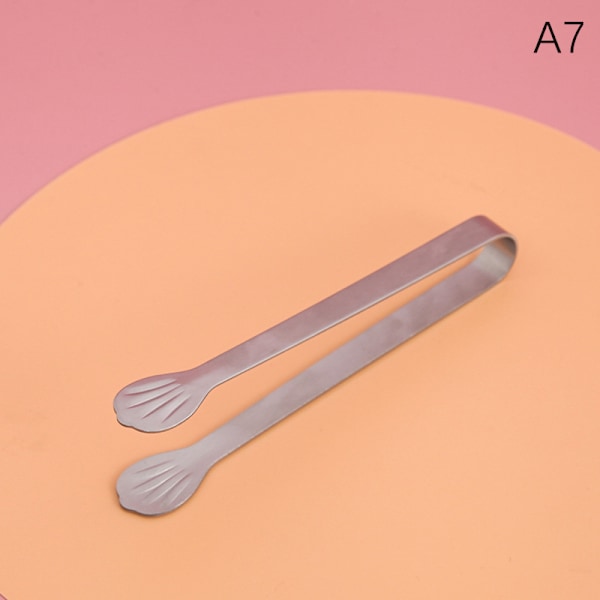 Mini-klemmer i rustfrit stål til sukkerterninger, isterninger, pincet D A7