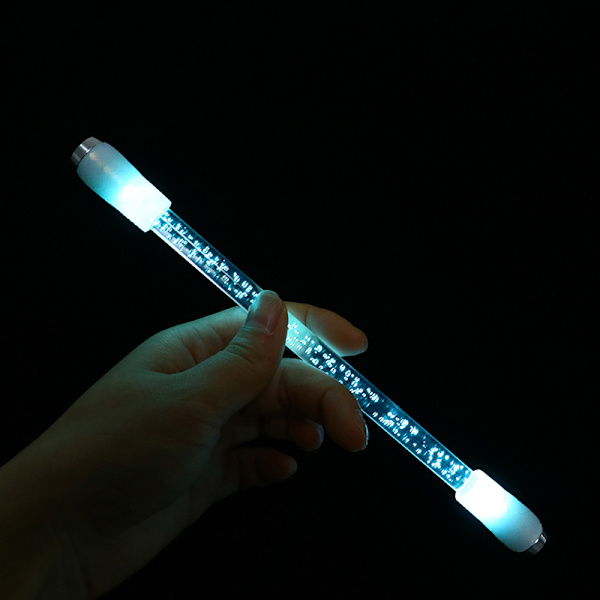 Creative Spinning Pen Roterende LED-legetøj Antistress Anti-slip Ha A one size