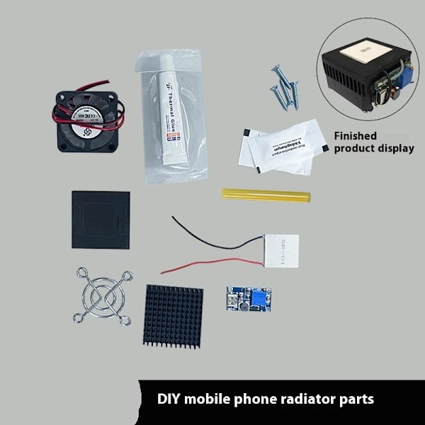1 Sæt SR-01 5V DIY Termoelektrisk Køler Peltier Elemente Modul One Size