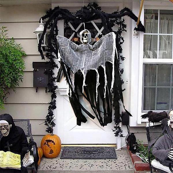 Halloween Hengehode Skalle Spøkelse Spøkelseshus Dekorasjon Skrekk P 1pc