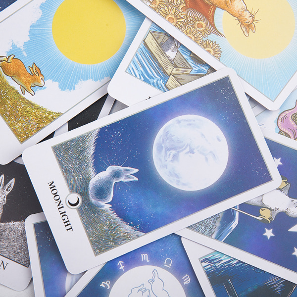Tarot Deck Lunalapin Tarotkort Tarotkortspil gave Multicolor OneSize