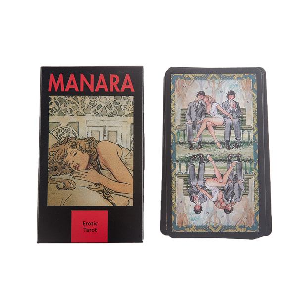 Uusi Tarot Of Manara Englanninkielinen versio Oracle Divination Fate Game Multicolor OneSize