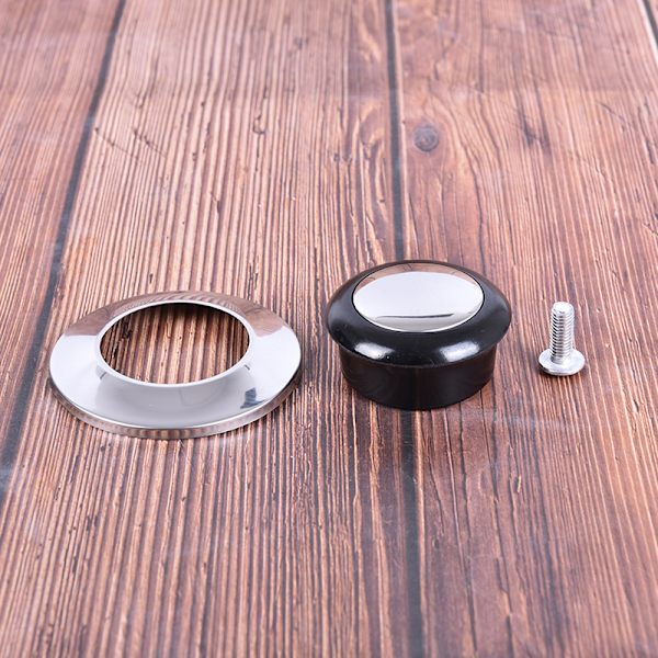 1st Universal Replacement Köksredskap Cover Pan Lock Lock Gr Black onesize