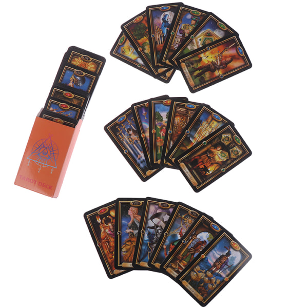 78 kpl Tarot-pakkakortteja Kohtalon opastus Pelilautapelikortti Multicolor One Size