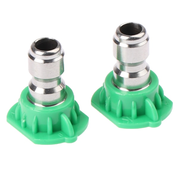 Rustfrit stål Quick Connect højtrykssprøjtespids 0 15 25 4 Green