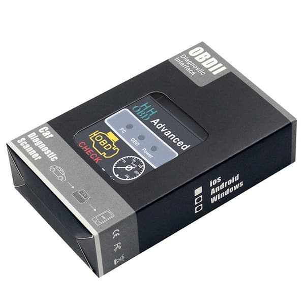HH OBD V2.1 Bluetooth Bilfeildetektor ELM327 OBD2 Bil A onesize