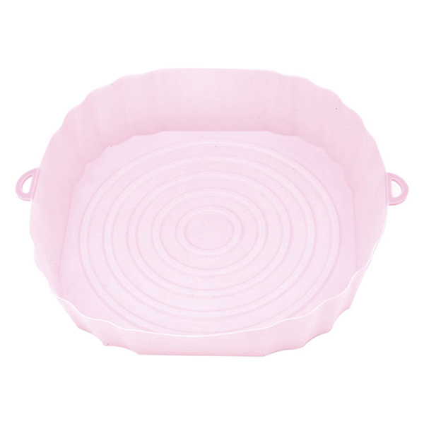 18cm Air Fryer Silikon Pot Air Fryer Korg Liner Non-Stick Ov Pink onesize