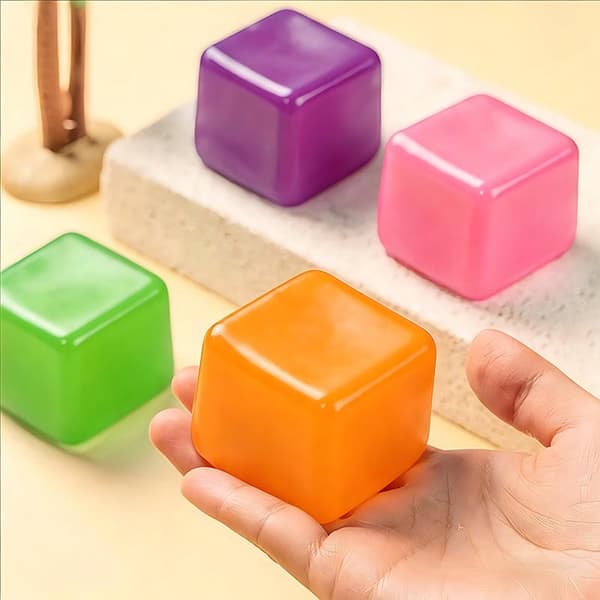 Isbit Squishy Legetøj Maltosefyldt Langsom Rebound Formbar Sans A7
