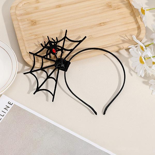 Halloween Edderkopp Nett Form Hodebånd Rave Fest Novelty Cosplay A8