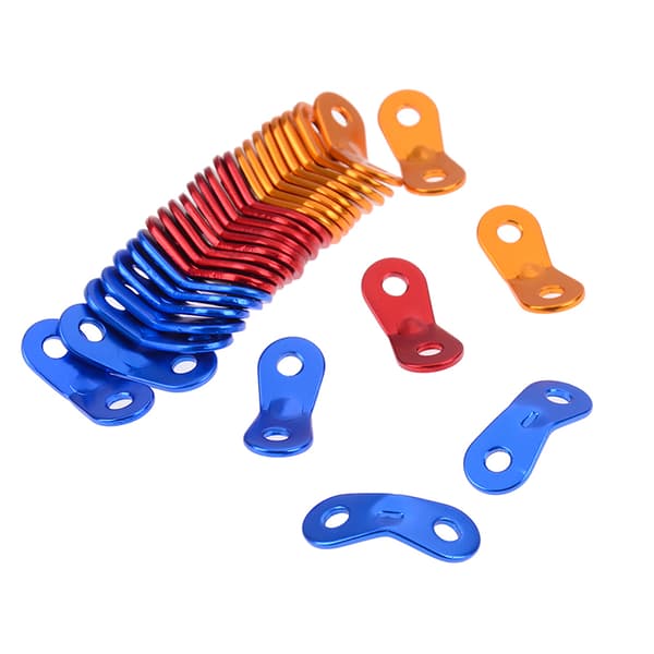 10stk Utendørs camping snor løpere taustrammere telt guy lin Blue 10pcs