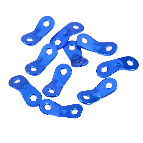 20st Utomhus camping sladd löpare rep sträckare tält guy lin Blue 20pcs