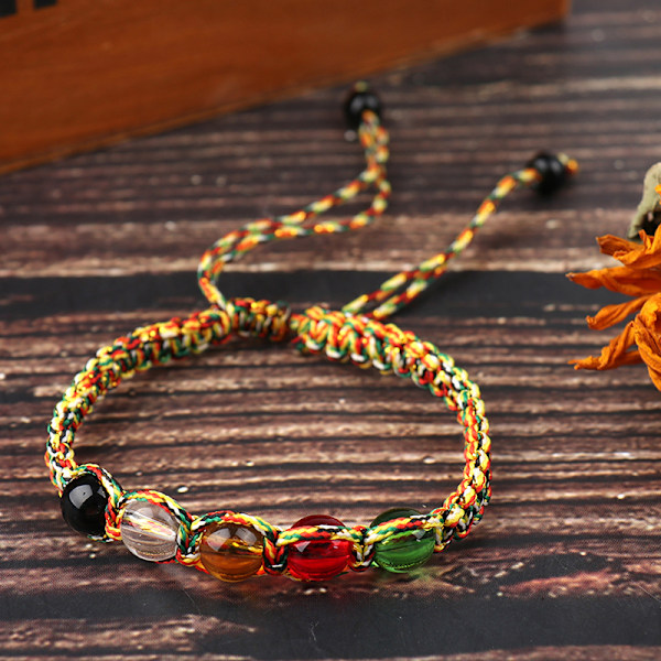 Justerbar indviet Feng Shui Fem elementer af natur armbånd One Size