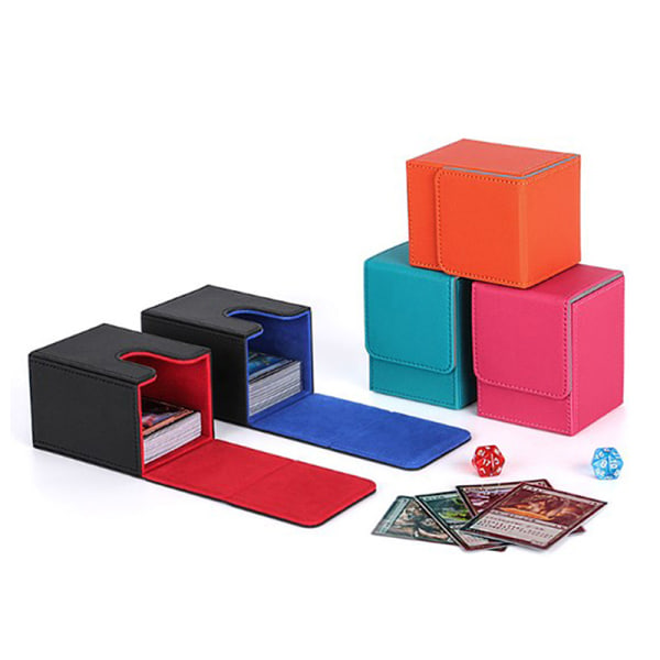 Trading Card Deck Box Hållbar Card Storage Container Game Card A7 onesize
