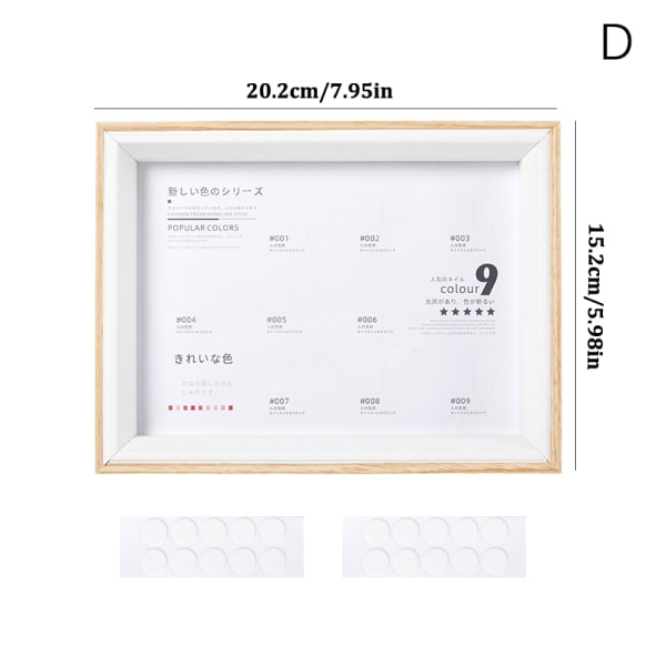 Epäsäännöllinen akryyli Nail Art Väärät kärjet Display Board Shelf Displ D ONESIZE