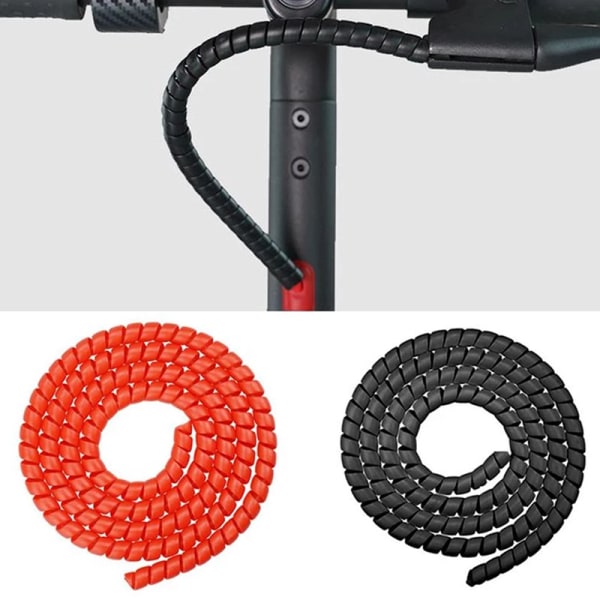 E-cykel Cable Winder Protector Line Organizer Cable Wire Protect Red