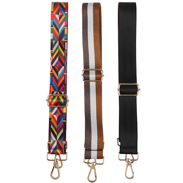 Vyön olkalaukun hihna Crossbody-hihnoille Säädettävä hihna B Multicolor 2#