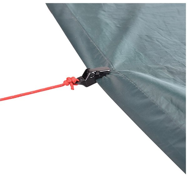 10 kpl markiisikiinnike Tarpeklipssit Neppariripustimet Teltta Camping Surviva Black one size