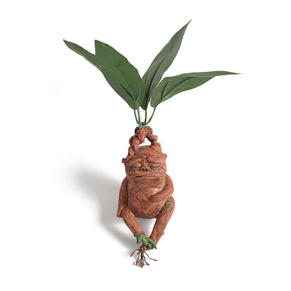 Mandrake Grass Resin Staty Landskap Ornament Art Figurine Cra Brown 1pc