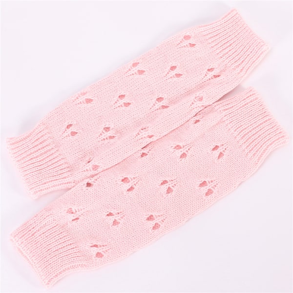 Nya Varmare Vinter Damhandskar Snygga Handskar Girl Arm Crochet Pink ONESIZE