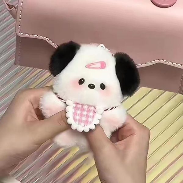 Kawaii Pehmo Puppy Doll Toy Avaimenperä sarjakuvalaukku riipuskorut ONESIZE