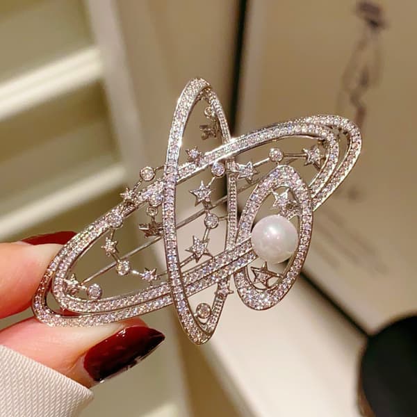 Elegant Perleblomst Broche Nålemærke Til Kvinder Piger Mode C A4