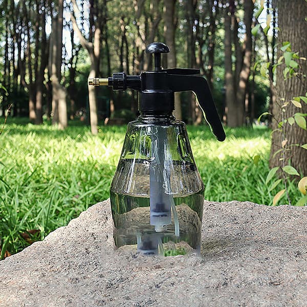 1,5L Handtrycksspruta Manuell luftpump Trädgårdsdesinfektion dark Gray 1500ml